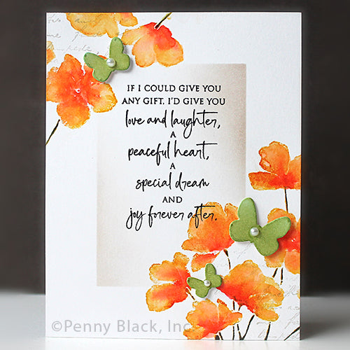 Penny Black Thrive Cling Stamp 40-956 laughter