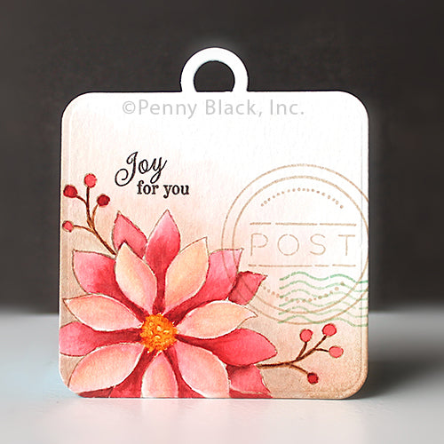 Penny Black Poinsettia Clear Stamps 31-107