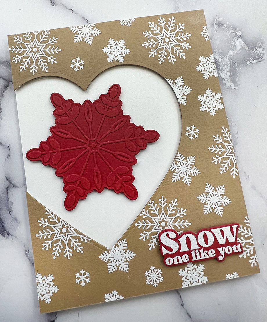 Tailored Tag Snowflake Card — P.S. Paper Crafts