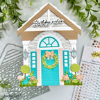 Honey Bee Lovey Layers Front Porch Spring Dies hbds-llfpsng Carol Hintermeier card