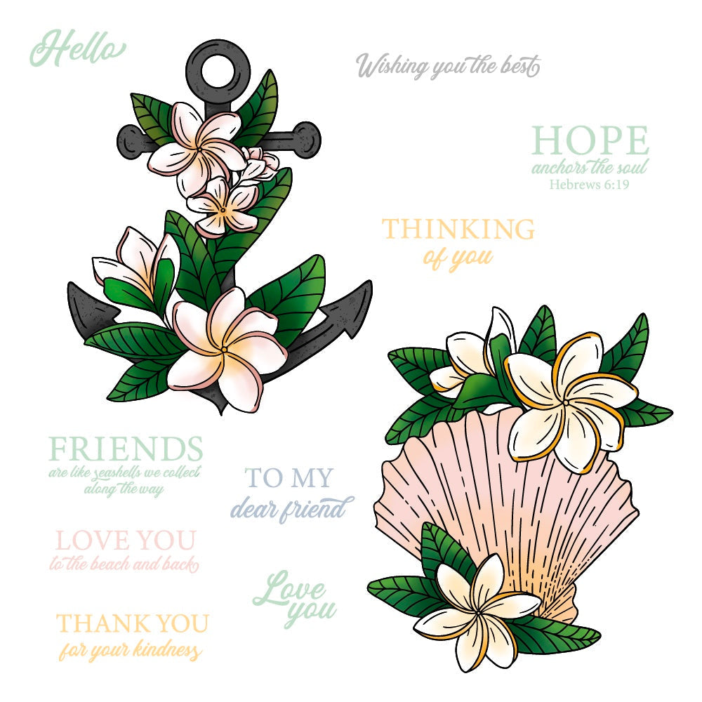 Honey Bee Anchor Of Hope Clear Stamps hbst-603 Detailed Product Image