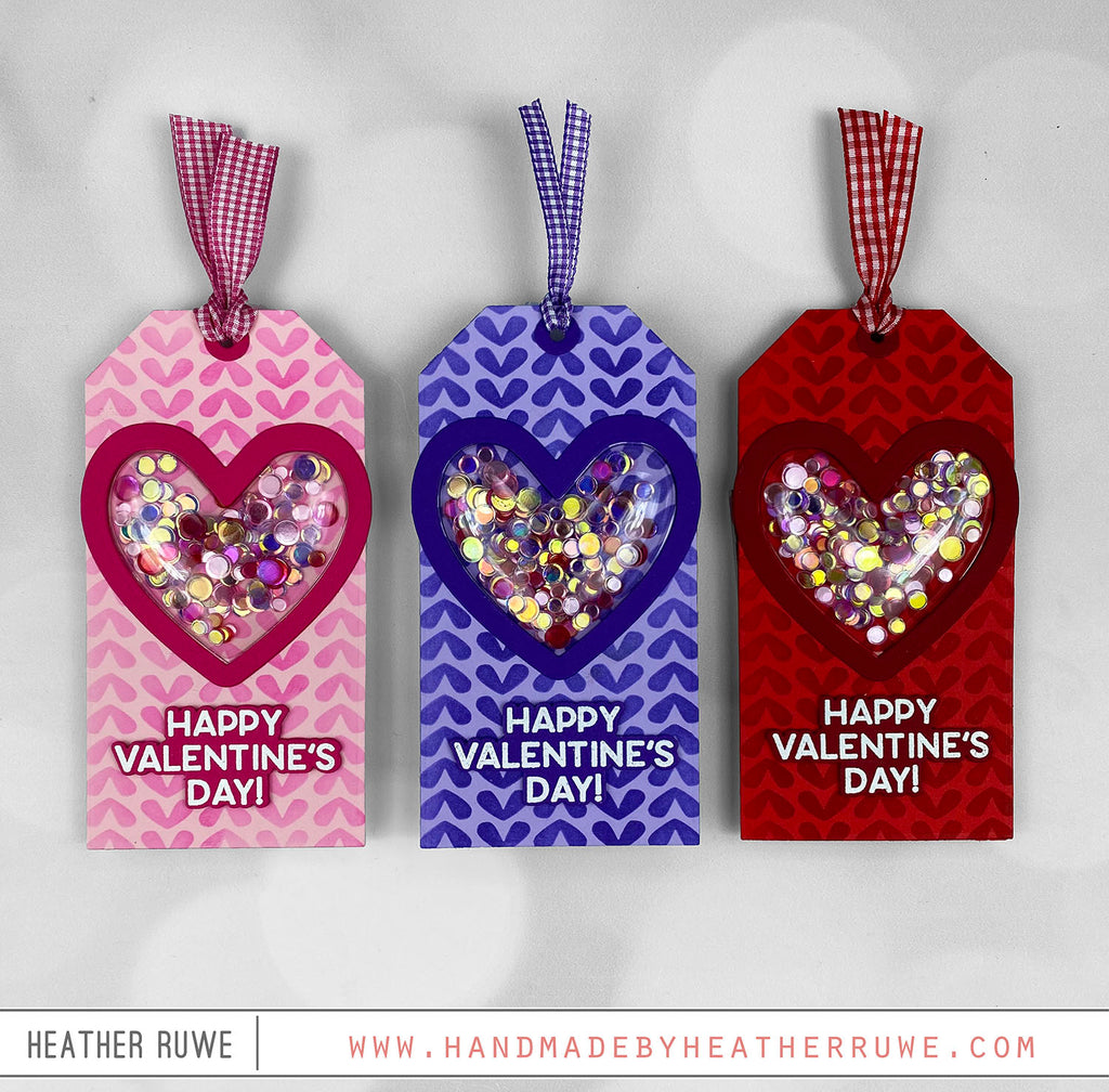 Waffle Flower Shaker Cover PUFFY HEARTS WFE072 shaker tags | color-code:ALT01