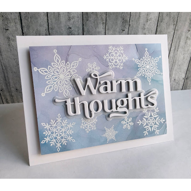 Simon Says Clear Stamps Lots of Snowflakes sss101443 Heart to Heart Winter Card | color-code:ALT01