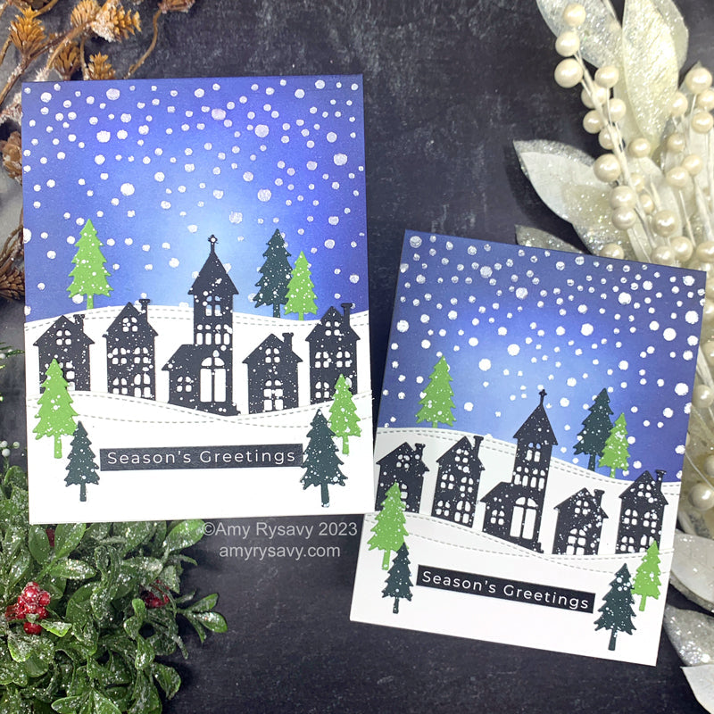 Tonic WINTER WHITE Nuvo Glacier Paste 1908n Winter Scene Card | color-code:ALT03