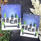 Honey Bee Metallic Gold Pigment Ink Pad hbink-mtgd Winter Scene Card | color-code:ALT04