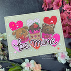 Pretty Pink Posh Be Mine Script Hot Foil Plate be mine | color-code:ALT01