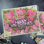 Tim Holtz Distress Mini Ink Pad Kitsch Flamingo Ranger tdp77244 Creative Valentines Card | color-code:ALT03