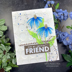 Tim Holtz Flip Top Distress Paint Lucky Clover Ranger TDF50636 Ink Blended Flowers | color-code:ALT02