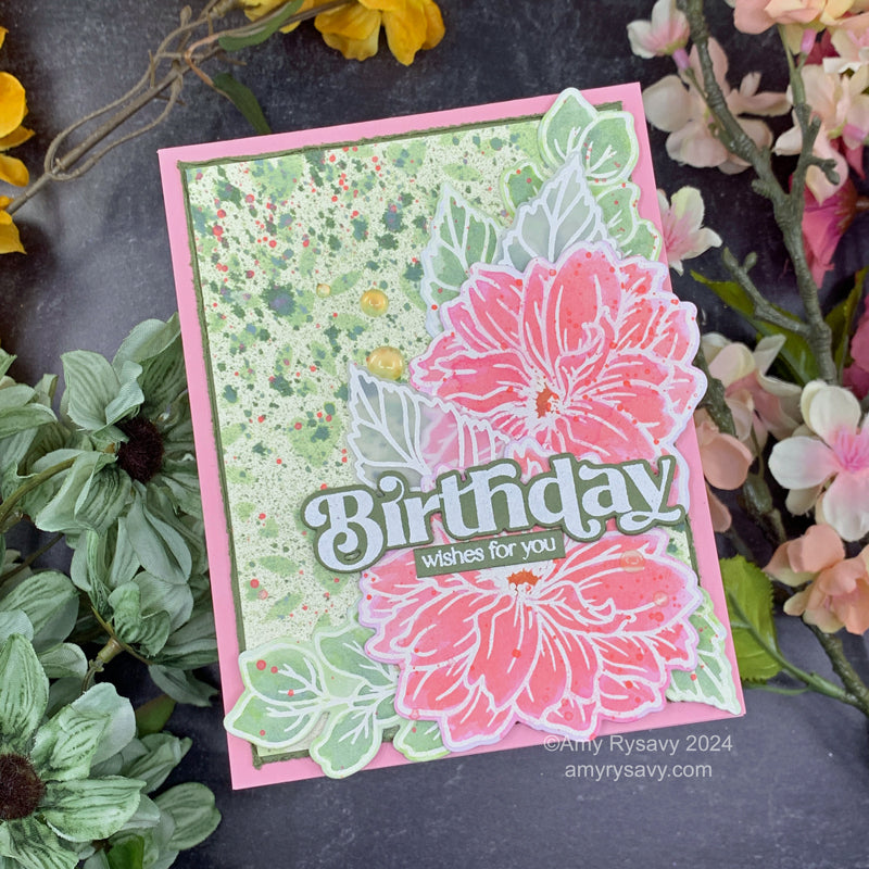 Trinity Stamps PEARL PERFECTION IRIDESCENT BAUBLES Embellishment Box tsb-247 Distress Watercolor Bouquet | color-code:ALT01