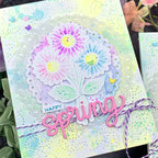 Pretty Pink Posh Pierced Leafy Vines Plate Die happy spring | color-code:ALT02