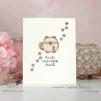 Ink Blot Shop Awareness Cats Clear Stamps inbl160 kick cancer's tail