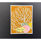 Brutus Monroe Coral Mixed Media 6x6 Stencil bru9753