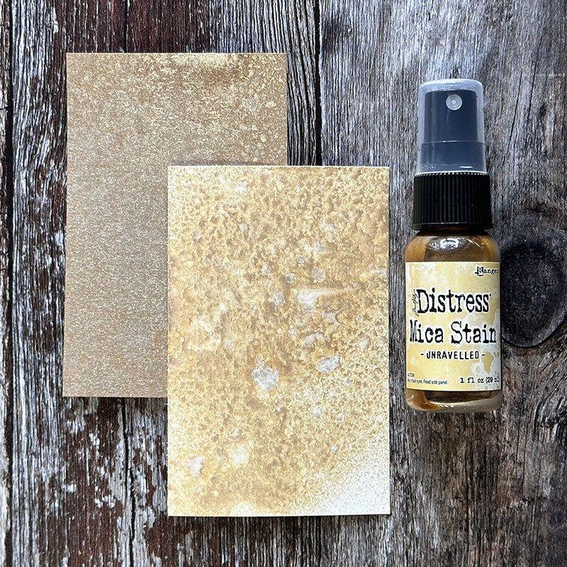 Tim Holtz Distress Unravelled Mica Stain Ranger distmicsu Swatch