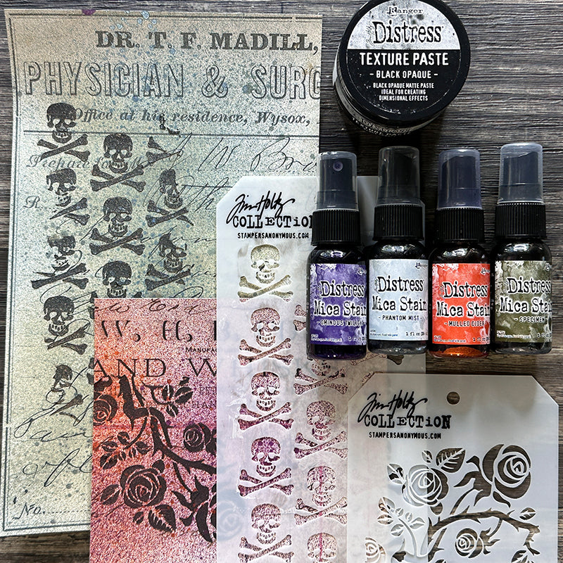 Tim Holtz Distress Ominous Twilight Mica Stain Ranger distmicsot Colorful Halloween Projects | color-code:ALT04
