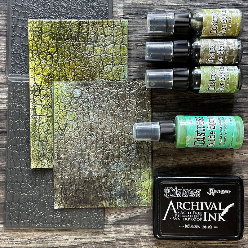 Tim Holtz Distress Halloween Mica Stain Sets 1-6 Bundle ranger171 Colorful Halloween Projects | color-code:ALT05