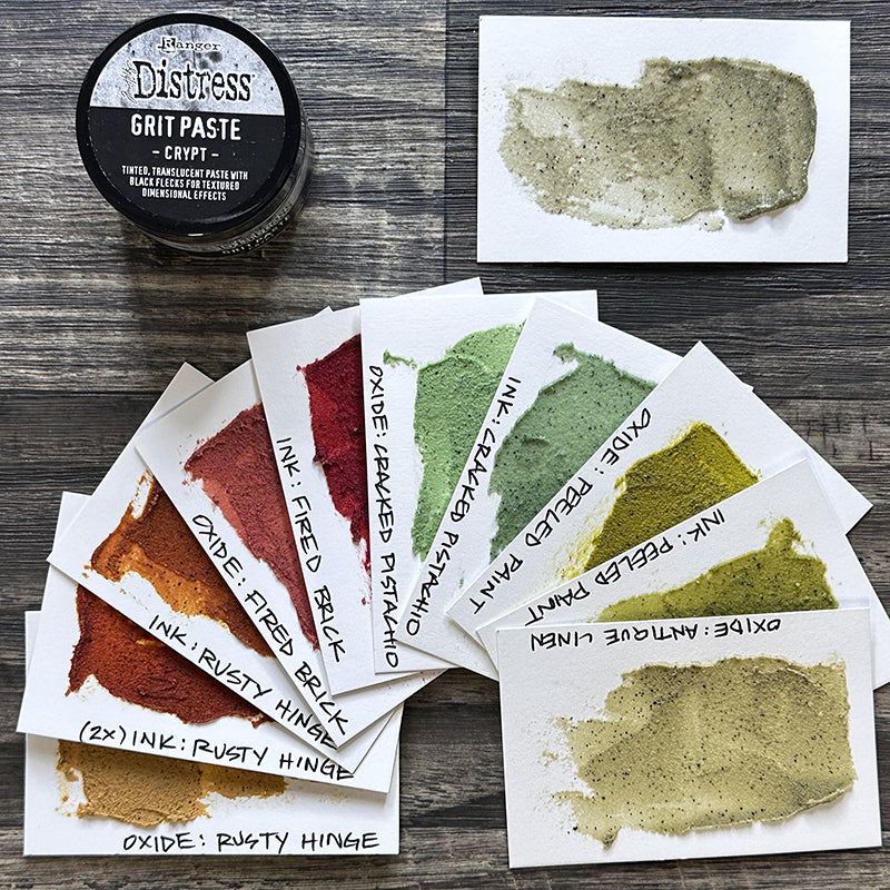 Tim Holtz Distress Crypt Halloween Grit Paste Ranger tshk81081 Colorful Halloween Projects | color-code:ALT02