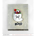 Tim Holtz Antique Linen Distress Spritz tdu86222 Halloween Ghost Card