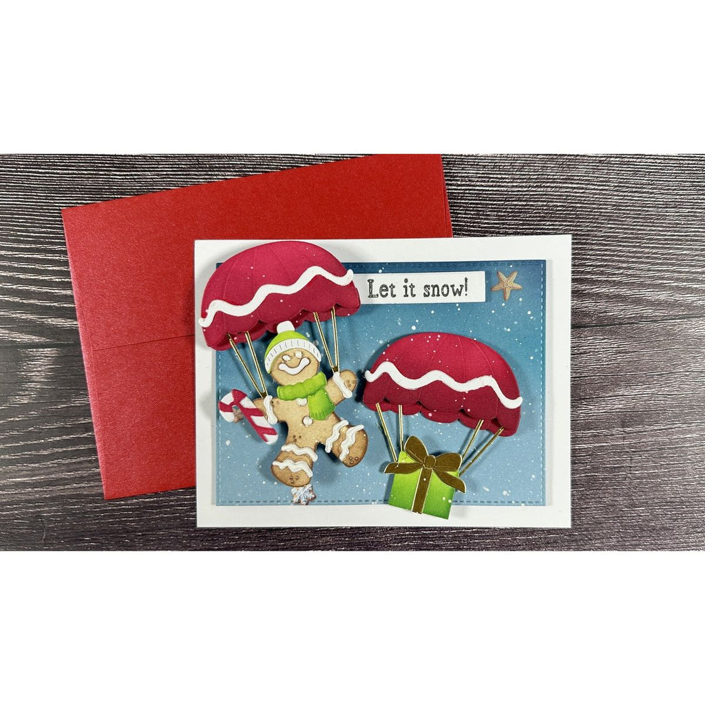 Spellbinders Gingerbread Delivery Etched Dies by Stamperia s5-713