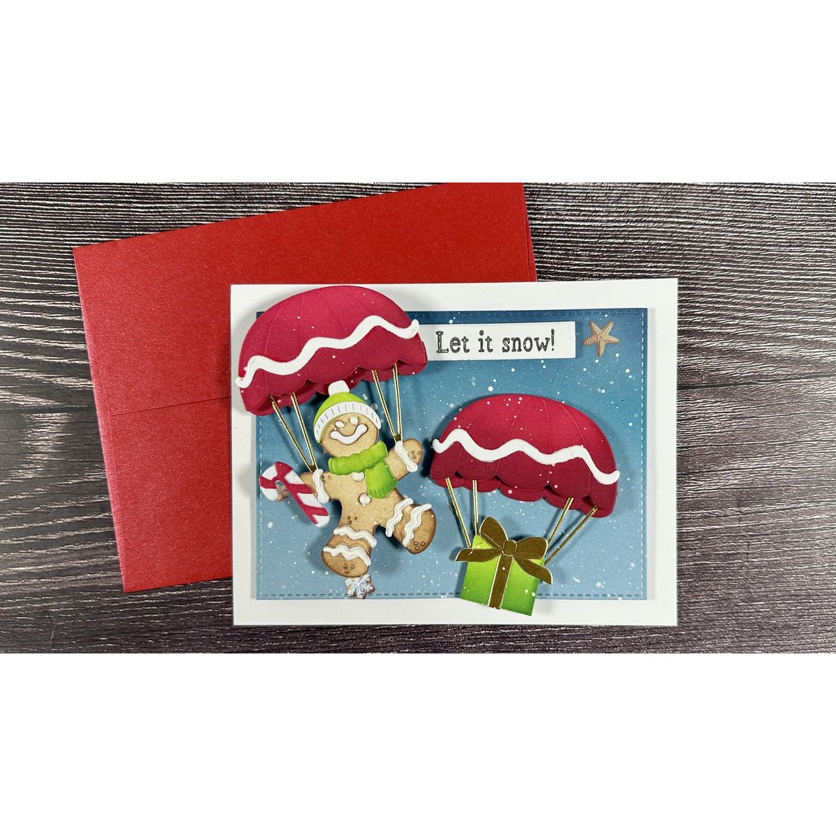 Spellbinders Gingerbread Delivery Etched Dies by Stamperia s5-713