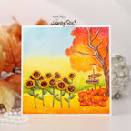Honey Bee Farmhouse Fields Pumpkin Patch Add-On Dies hbds-ffppao Golden Autumn Card