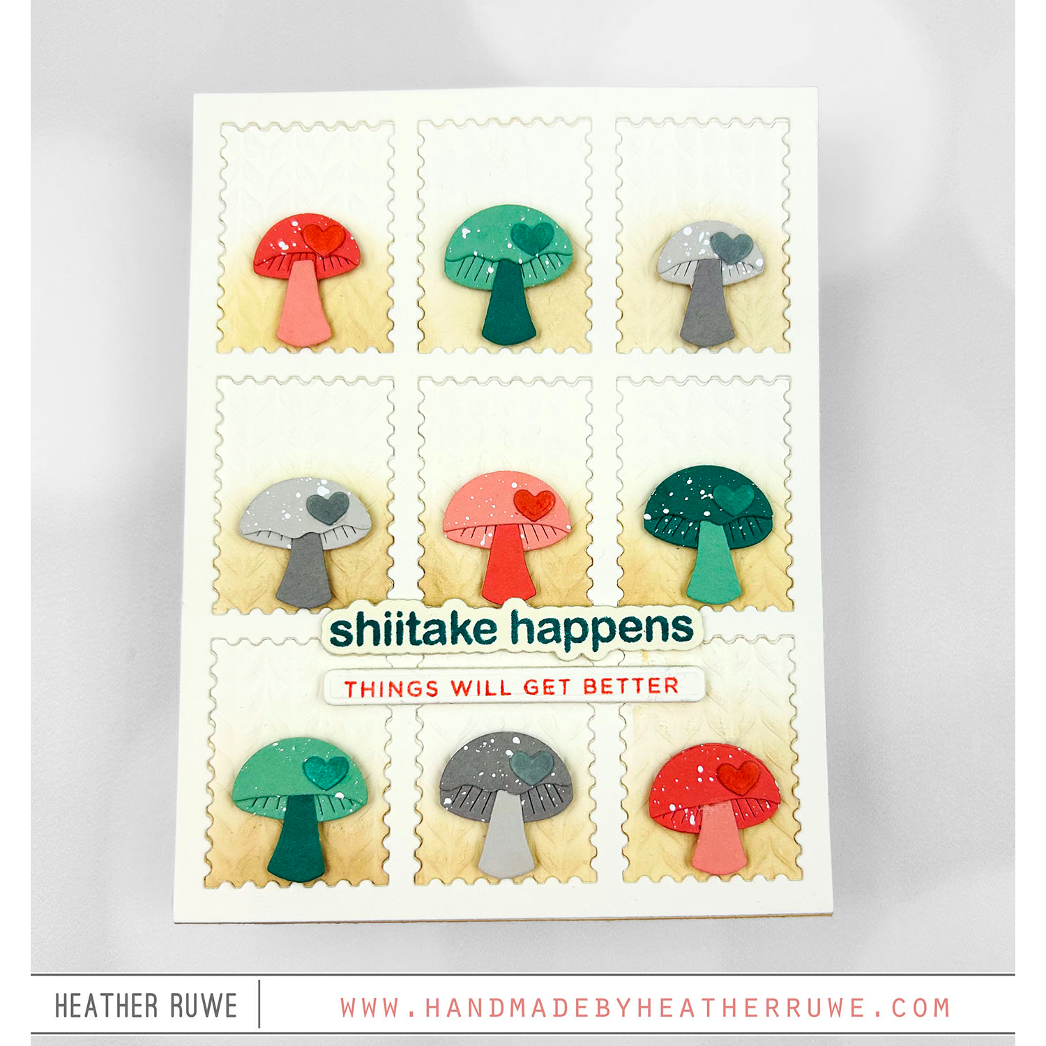 Simon Says Stamp Postage Collage Cover Wafer Dies 1144sd DieCember Encouragement Card | color-code:ALT09