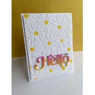 Simon Says Stamp Fancy Hello Wafer Dies sssd112803 Dear Friend Hello Card | color-code:ALT07