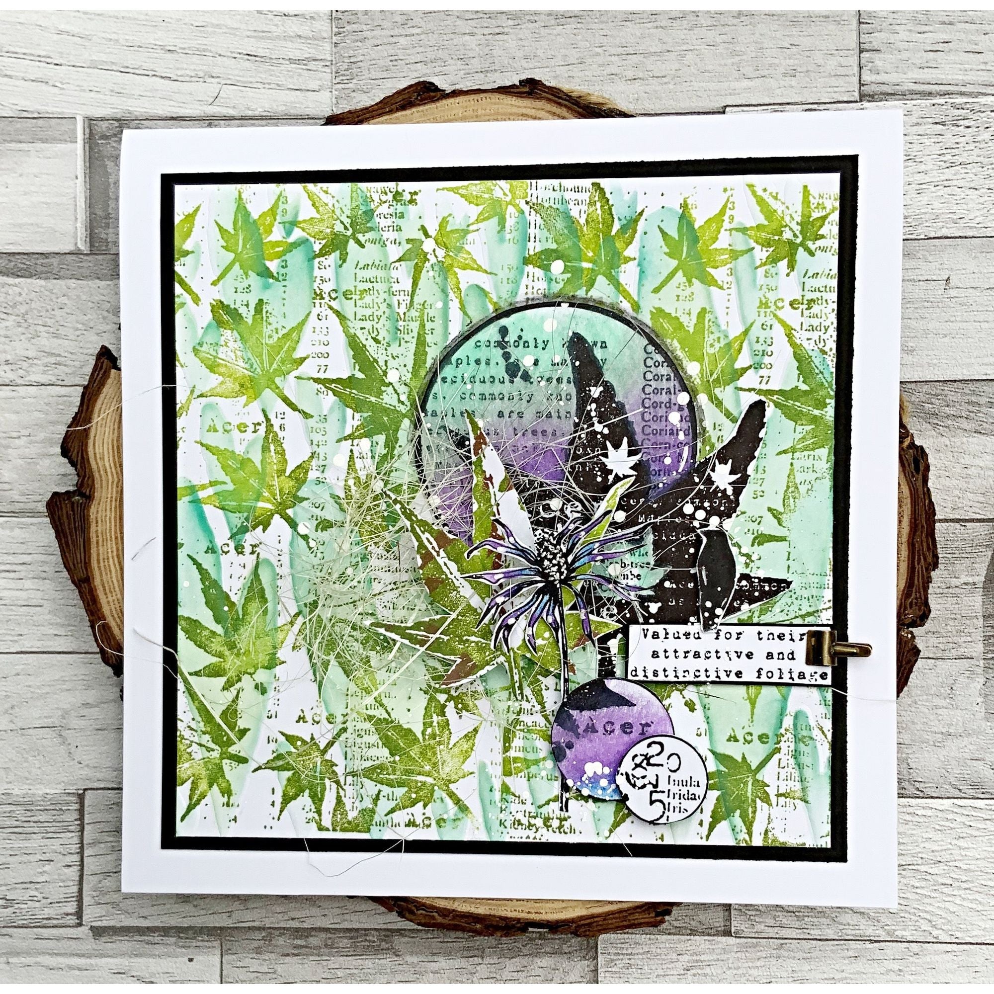 AALL & Create It's Acer, Officer! A6 Clear Stamps 1007 watercolor