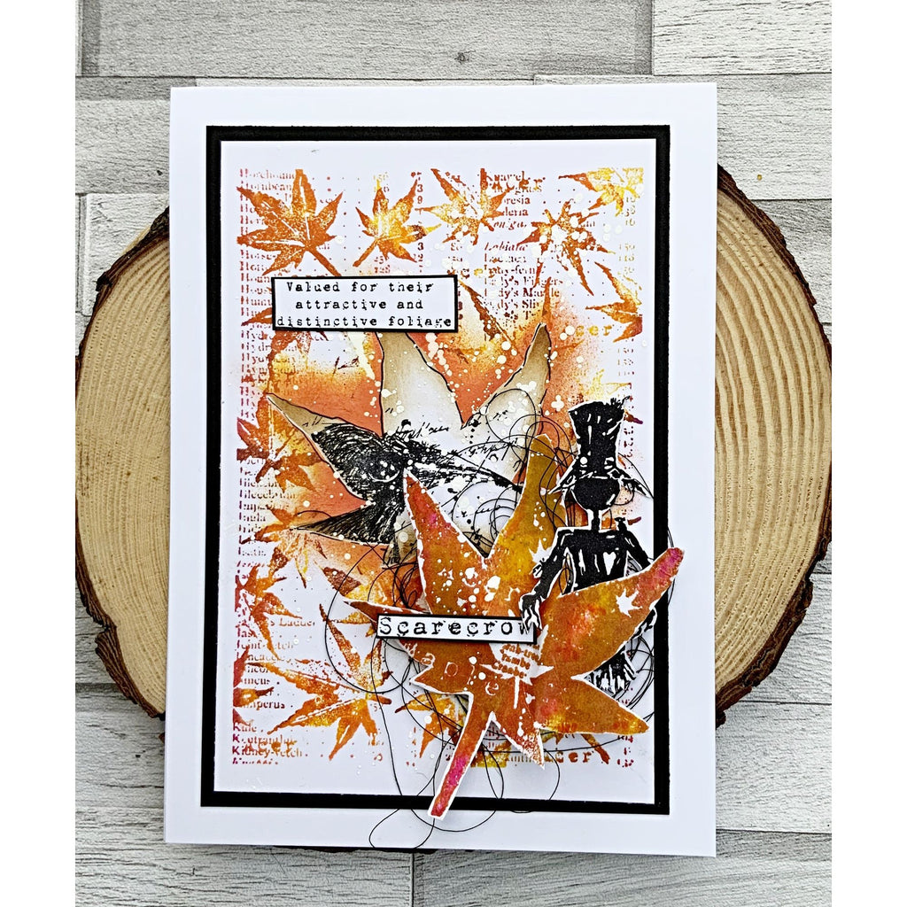 AALL & Create Pointy Leaves A6 Clear Stamps 1008 foliage
