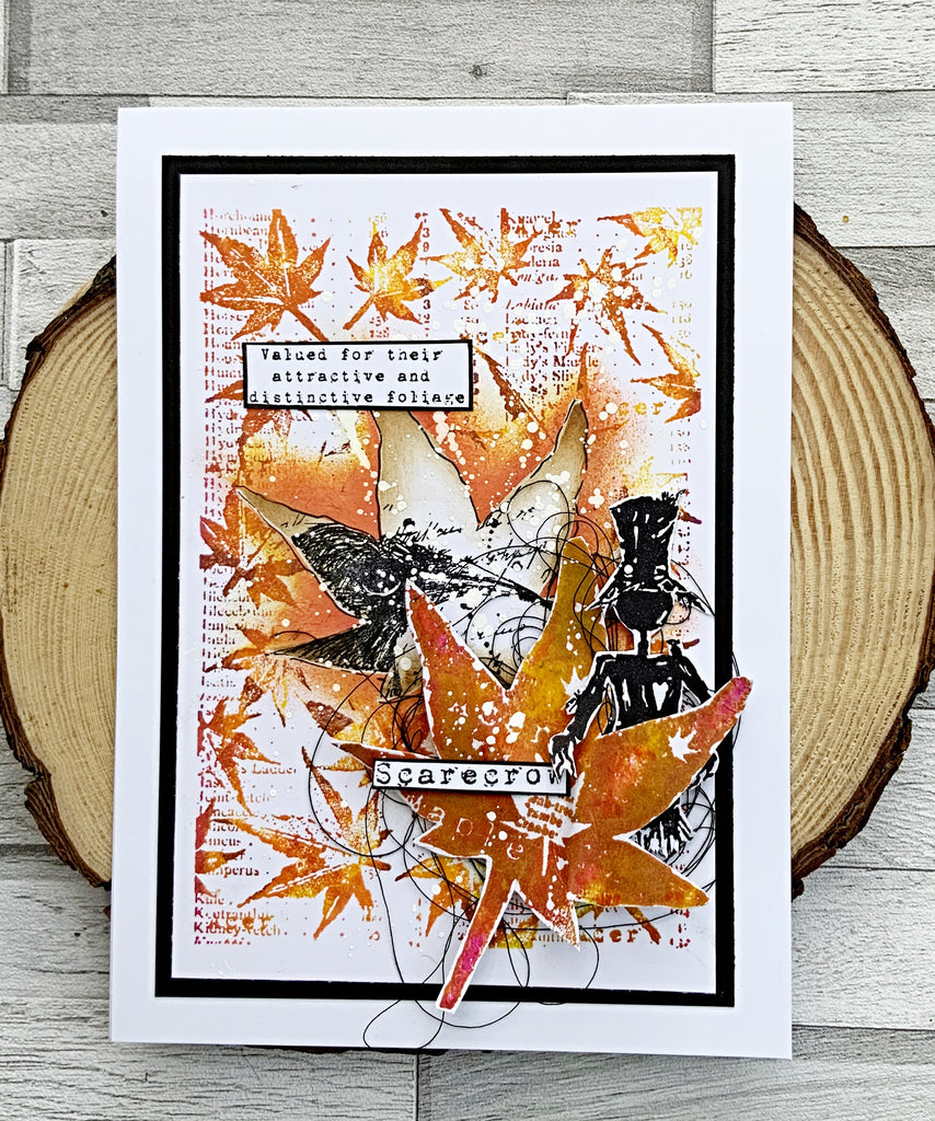 AALL & Create Pointy Leaves A6 Clear Stamps 1008 foliage