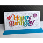 Tim Holtz Distress Embossing Glaze Seedless Preserves Ranger tde79200 Happy Birthday Card