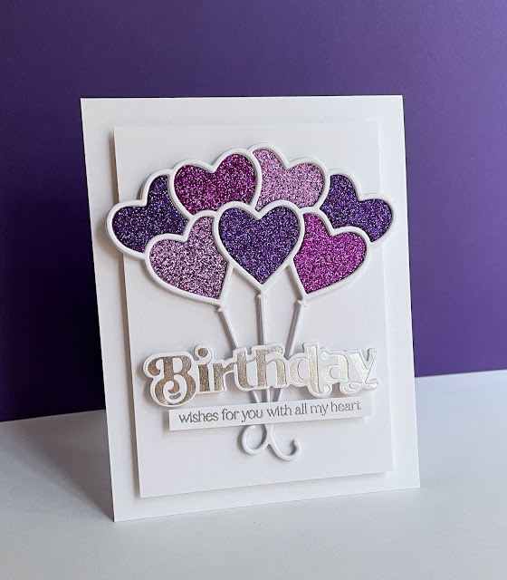 Simon Says Stamp! Simon Says Stamp BUNCH OF BALLOONS Wafer Dies s729 Birthday Card | color-code:ALT02