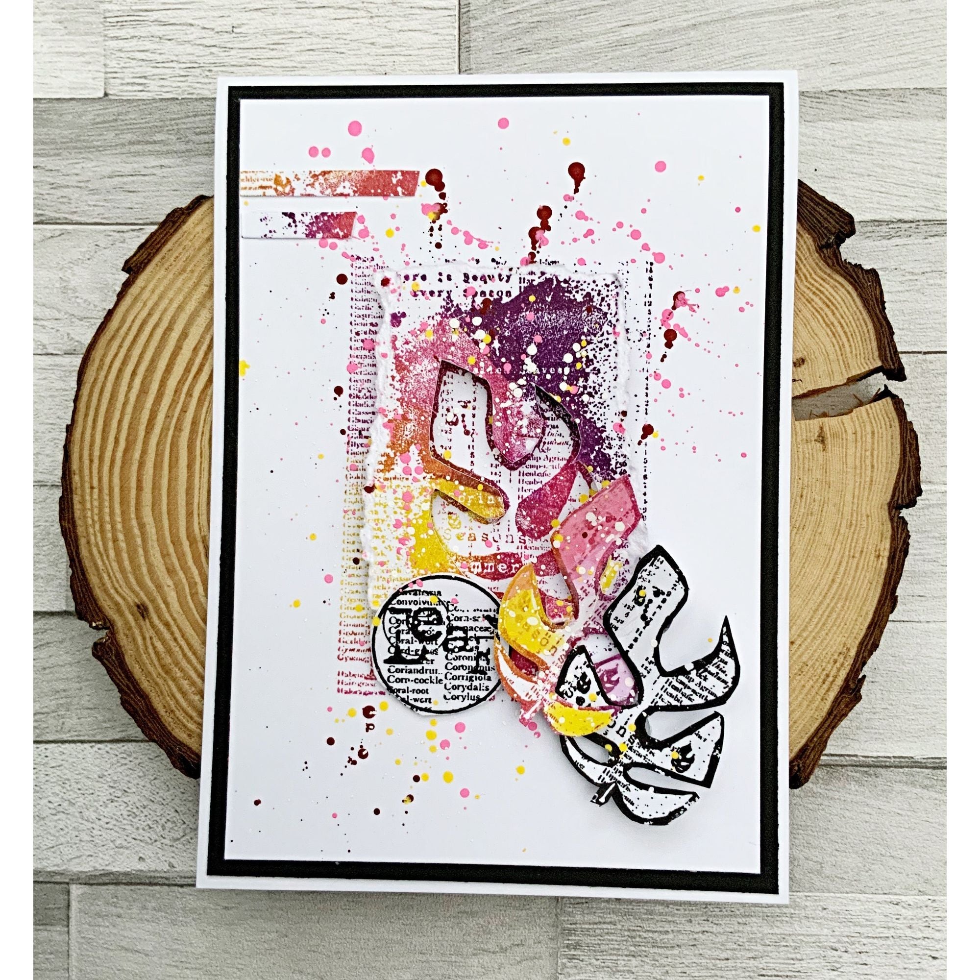 AALL & Create Turnover A7 Clear Stamps 1005 splatter