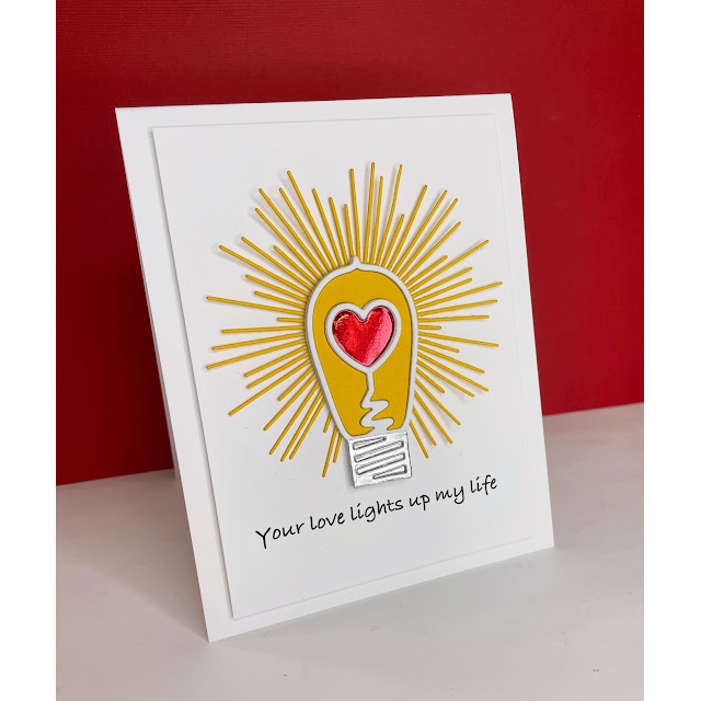 Simon Says Stamp Love Bulb Wafer Dies 1024sd Sweetheart Love Card | color-code:ALT07