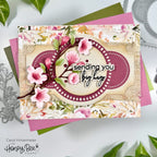 Honey Bee Spring Vine Layering Frames Dies hbds-svlfm Big Hugs Card | color-code:ALT04