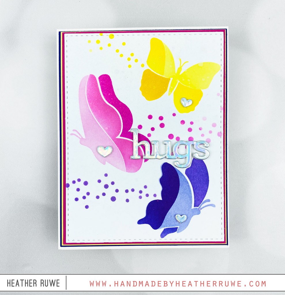 Simon Says Stamp Stencils Fluttering Butterflies ssst221674 Peaceful Butterfly Hugs Card | color-code:ALT04