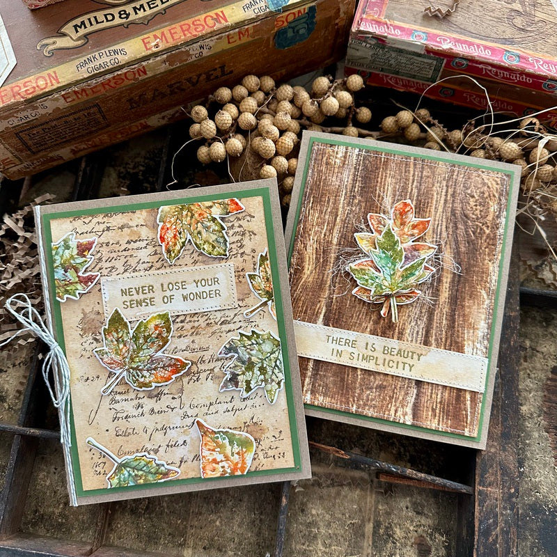 Simon Says Stamp Nature's Wonder Wafer Dies 343sss Fall Cards