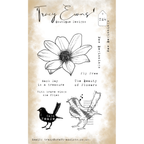 Tracy Evans Boutique Designs New Beginnings A6 Clear Stamps te004