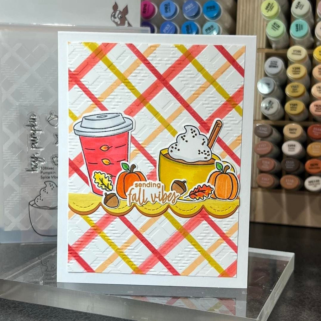 Simon Says Stamp Pumpkin Spice Vibes Wafer Dies 1134sdc