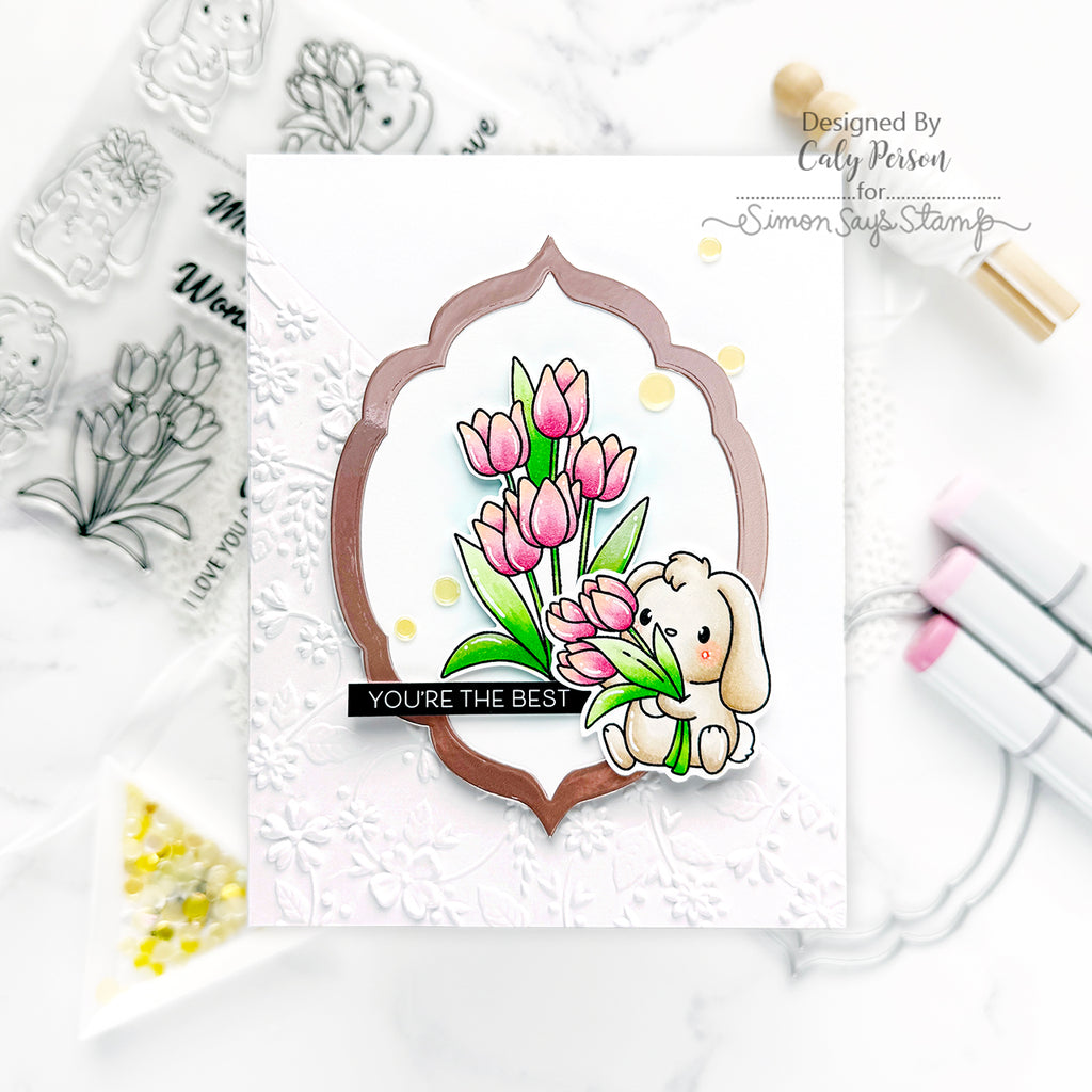 Simon Says Clear Stamps I Love You a Bunch 3220ssc You Are My Favorite You're The Best Card | color-code:ALT01