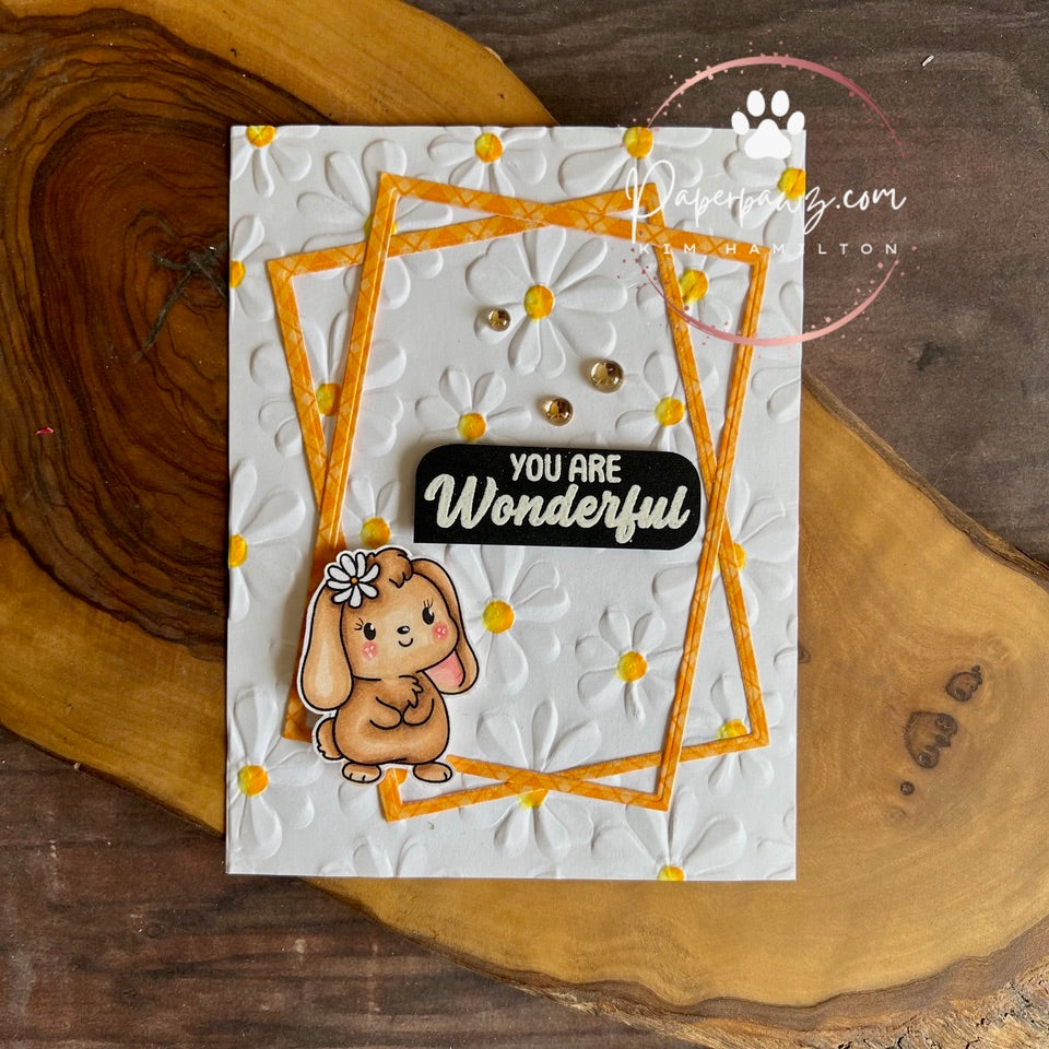 Simon Says Clear Stamps I Love You a Bunch 3220ssc You Are My Favorite You Are Wonderful Card