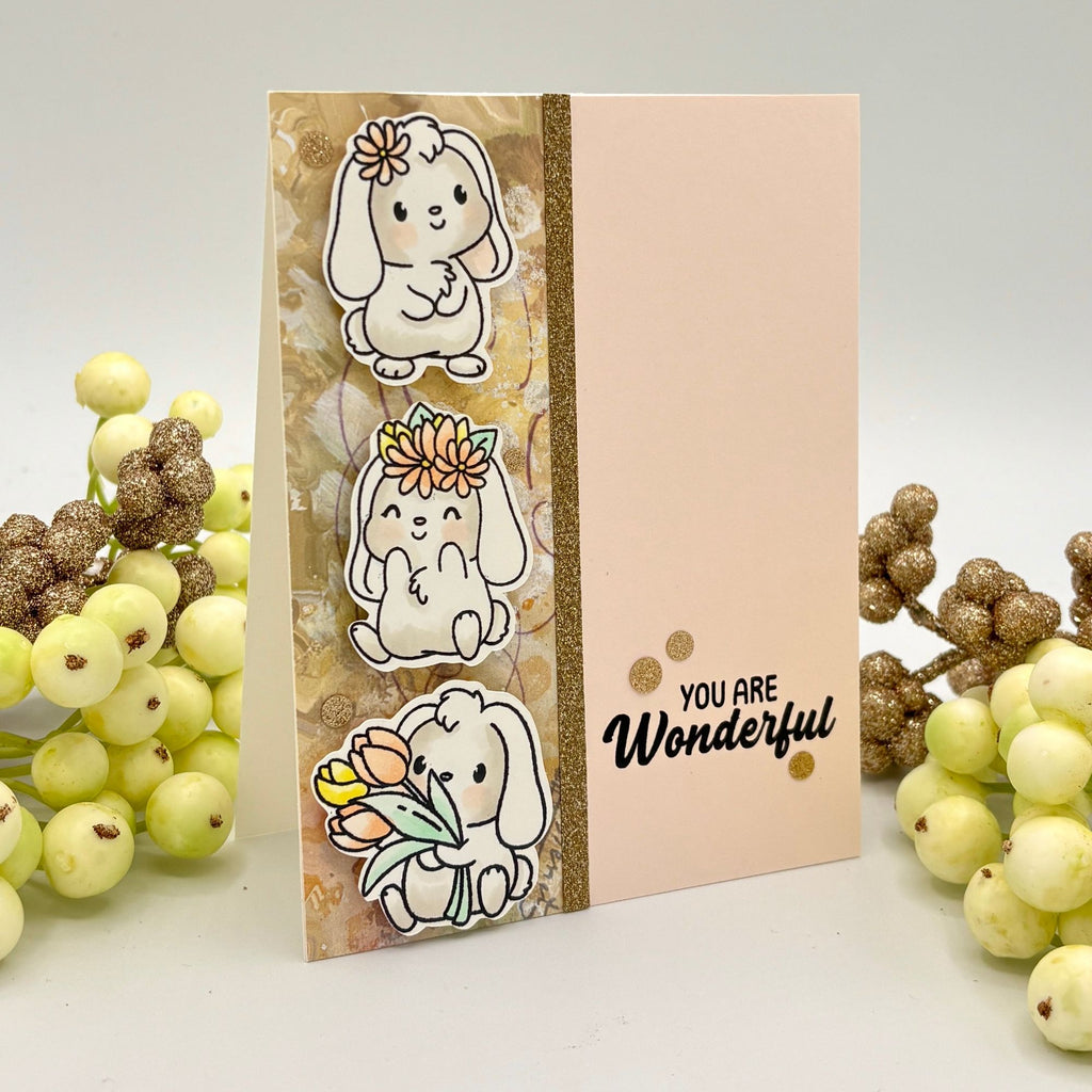 Simon Says Clear Stamps I Love You a Bunch 3220ssc You Are My Favorite You Are Wonderful Card | color-code:ALT02