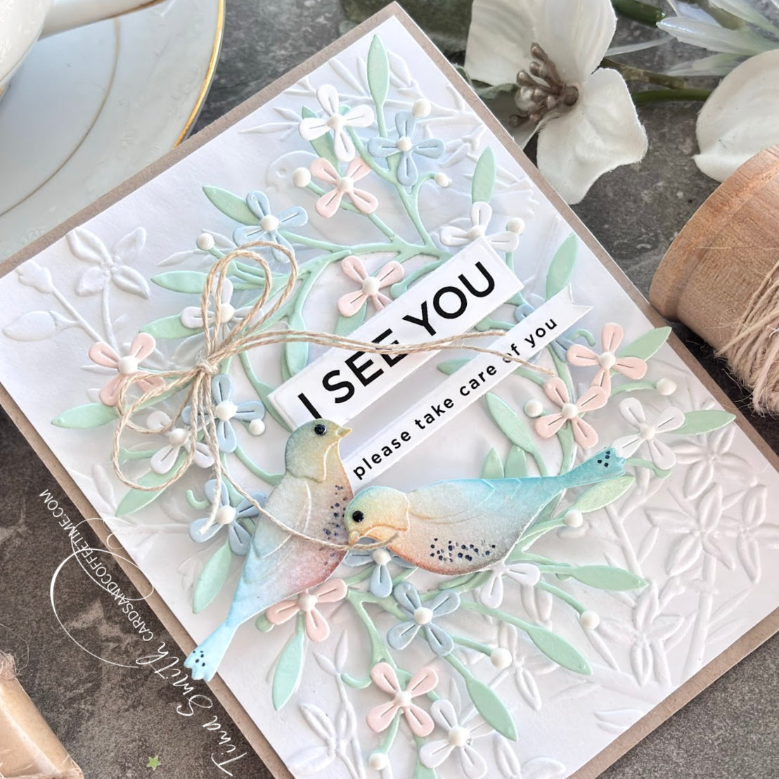 CZ Design EZ Strips I See You czez004 Moments in Time Encouragement Card | color-code:ALT01