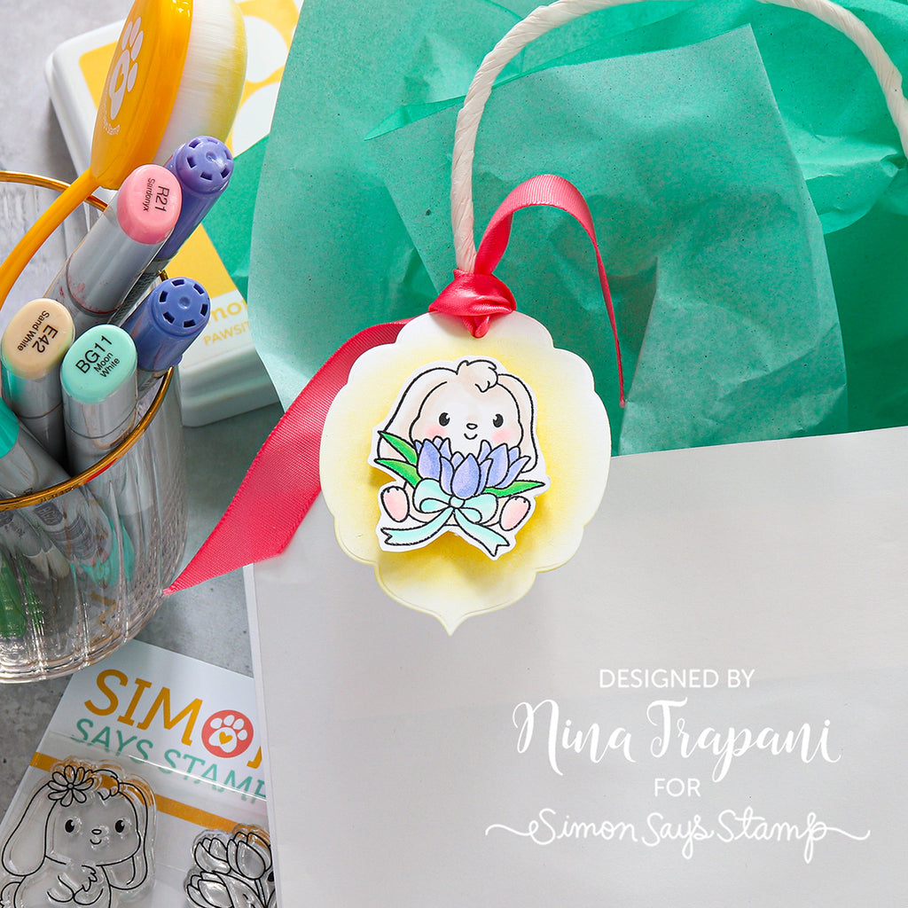 Simon Says Clear Stamps I Love You a Bunch 3220ssc You Are My Favorite Easter Tag