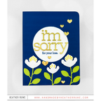 CZ Design Stamps and Dies I'm Sorry Bundle set923is To Be Loved Sympathy Card | color-code:ALT06
