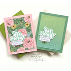 CZ Design Stamps and Die I'm Sorry Sentiments set922is To Be Loved I'm Sorry Cards