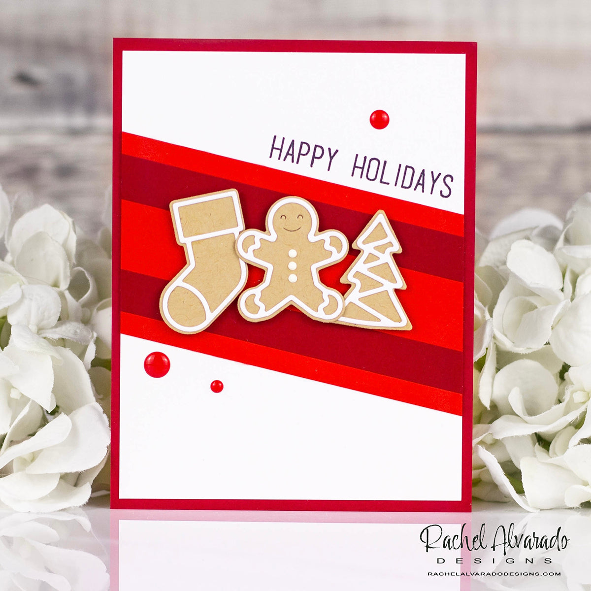 Simon Says Stamp Iced Cookies Wafer Dies s1090 Sugar and Spice Holiday Card