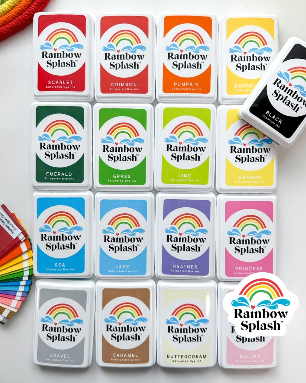 Rainbow Splash Ink Pad Black rsi16 – Simon Says Stamp