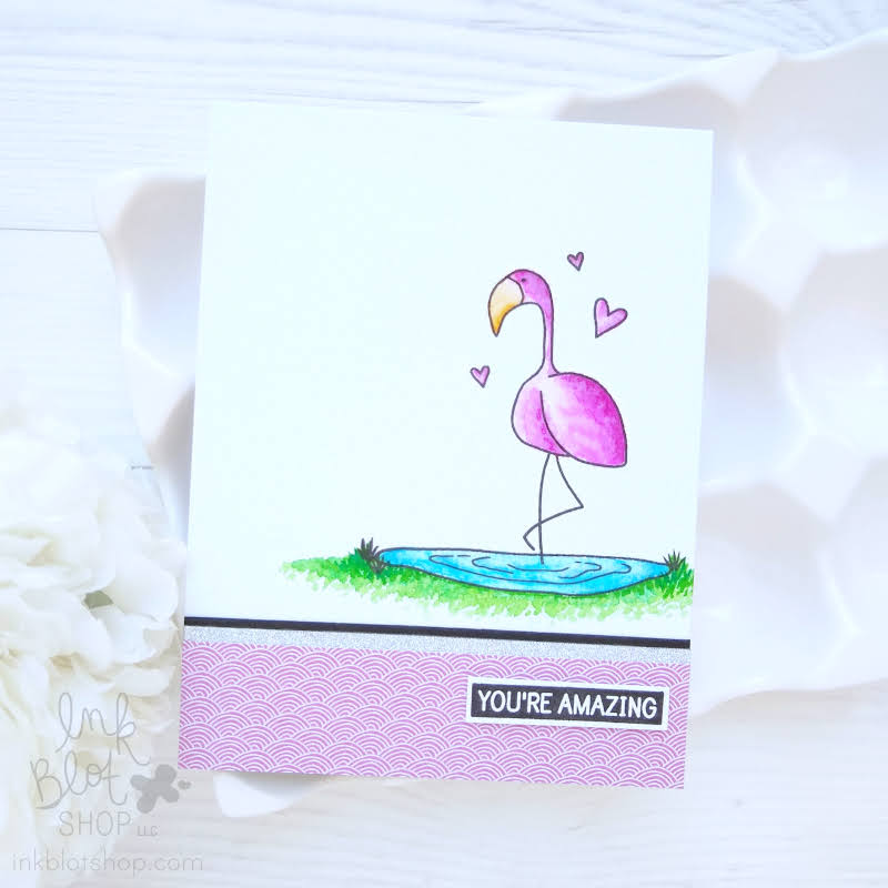 Ink Blot Shop Clear Stamp Set Get Grounded inbl056 You're Amazing Card