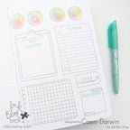 Ink Blot Shop Clear Stamp Set Journaling Spots inbl066 Cassi Darwin Card