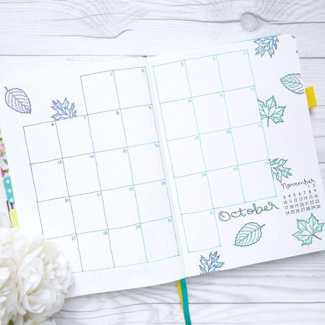 Ink Blot Shop Clear Stamp Set Months And Days Calendar Builder inbl034 Fineliners Page